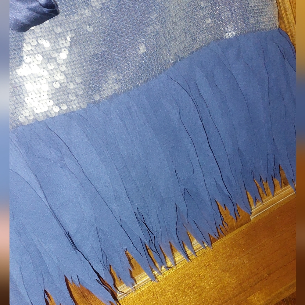 Anthropologie Sequin Fringe Festival Mini Skirt - Picture 7 of 13
